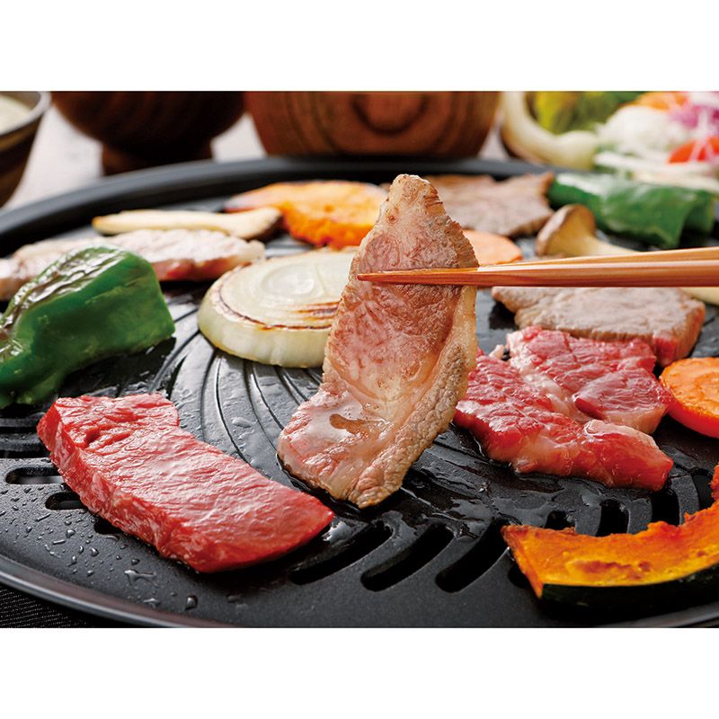 松阪牛･神戸牛食べ比べ カルビ焼肉セット（ヒマラヤ岩塩付）