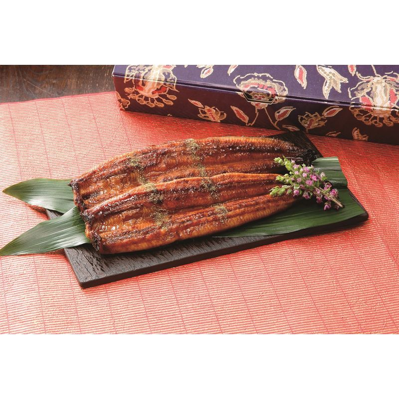 鰻楽 うなぎ蒲焼長焼2尾(計400g)