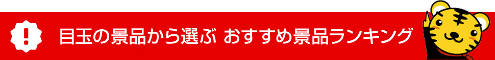 目玉の景品から選ぶ　おすすめ景品ランキング