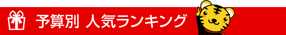 予算別 人気ランキング